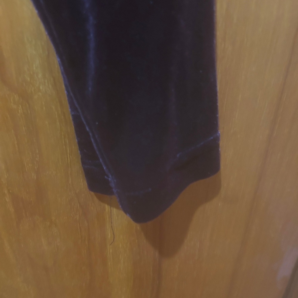 Coldwater Creek Dress Womens XL Dark Purple Velvet Maxi‎ Whimsigoth Goth Witchy - Picture 5 of 9